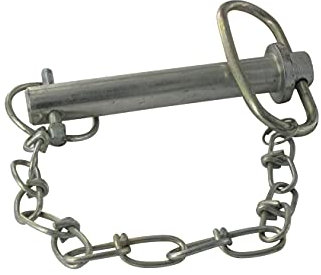 Universel - Axe Attelage Adaptable - Axe Goupille pour Attelage Tracteur/Tracteur Tondeuse/Charrue/Remorque - Longueur 100 mm / Ø19 mm