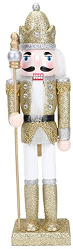 Tianbi Soldat Casse-noisette en bois en forme de soldat de noisette, marionnette, décoration de Noël, décoration de poupée, décoration de fête
