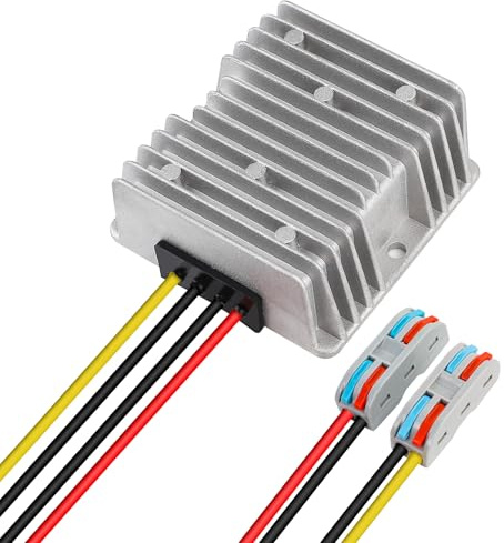 DC 24V to 12V 30A 360W Waterproof Buck Converter Voltage Reducer Regulator Power Converter Transformer for Golf Cart Club Car
