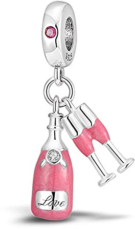 MULA Charms Anhänger Silber 925 für Armbänder, Kompatibel mit Europäischen Armbändern und Halskette für Frauen