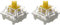 Gateron G Yellow Pro Schalter 3-pin Vorgeschmierter Linearer ür MX Mechanische Gaming-Tastatur (72PCS Gelb)