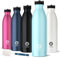 Fjbottle Botella Agua Acero Inoxidable 1 Litro - Sin BPA/Sin Fugas Botella Termica - Deportiva Termo para Ciclismo, Gym