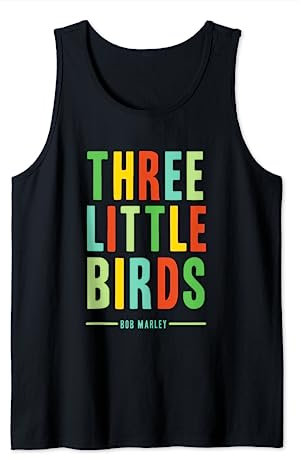 Offizieller Bob Marley Three Little Birds Tank Top