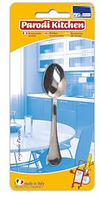 PARODI & PARODI - Cucchiaini da Caffè e Dessert, 3 Pz, Cucchiai Piccoli e Utensili Cucina per Versare Zucchero e Mescolare, Posate Acciaio Inox Lavabili Lavastoviglie, Accessori Cucina 11x2,7 cm