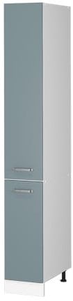 Vicco Apothekerschrank R-Line, Medizinschrank für die Küche, Blau-Grau/Weiß, 30 cm