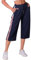 iClosam Freizeithose Damen 3/4 Lang Jogginghose Baumwolle mit Taschen Hose für Frauen High Waist Sweathose Sporthose Yogahose Trainingshose für Sommer