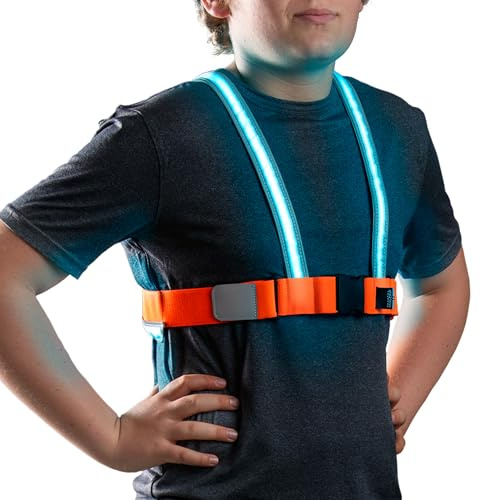 noxgear TracerJr Child Illuminated and Reflective Safety Vest Large