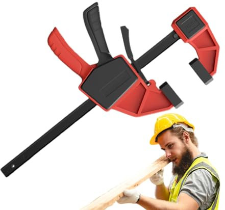Woodworking Clamp, Woodworking Clamps | 12 Inch Woodworking Rod Clamp, Woodworking Bar Clamp with Quick Handle for Efficiency, Quick Release Wood Clamps
