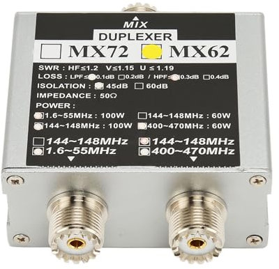 Antennen Kombinator VHF UHF HF HF, Duplexer für Mobile Transceiver, Isolierung mit Geringem Verlust, Aluminium Legierung, mit Koaxial Zufuhr, für Signal Aufteilung Und verbindung