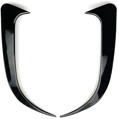 ERMWALR Heckspoiler 2Pcs Hinterer Stoßfänger Spoiler Air Vent Cover Trim | für Mercedes Benz W117 CLA 200 220 250 260 45 Für AMG 2013-2018 Auto Wing Spoiler (Schwarz)