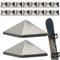 Snowboard Stomp-Pads | Snowboard Stomp-Pads | Ski- und Snowboardmatte mit extra Griff 18 Stück | Grip Pad rutschfest Snowboard rutschfest Professionell für Familien
