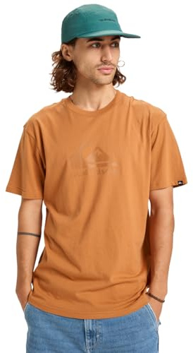 Quiksilver Short-Sleeved T-Shirt EV COMP Logo SS Men's Brown M