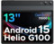 DOOGEE Tab E3 Pro Android 15 Tablet 13 Inch(2025), Helio G100 AI Android Tablets 32GB+256GB/2TB, 11000mAh Battery Gaming Tablet with Sim Card Slot, OTG Reverse Charging/3.5mm Jack/13MP/5G WiFi, Black