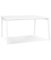 KADIMA DESIGN Besprechungstisch aus Holz und Metall | Konferenztisch mit großer Arbeitsfläche | Designertisch für Büroräume | Modern Weiß | 160x160x74,5 cm | Amadeus Square Kollektion
