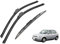 OXANC Scheibenwischerblatt-Set Wischersatz, Für Nissan, Für Micra K11 2000 2001 2002 20+18+16 Vorne Hinten Wischerblätter Bürsten Schneider Zubehör Wischersatz