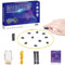 FLYGRRIV Magnetspiel,Tischspiele Magnetisches Schachspiel,Tragbares Magnet Schach,Puzzle Checkers Spiel Reisen Schach Magnetisch,Feiertagspartyspiele