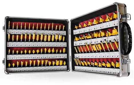 Kit per seghe a tazza, Set Da 100 Pezzi Con Gambo Da 1/4 Di Pollice, Fresa In Carburo Di Tungsteno For Lavorazione Del Legno