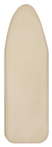 LUKDUNG Bügelbrettbezug, Bügeltischbezug aus Baumwolle, Bügelbezug mit Elastischer für Dampfbügelstation, Passend für Bügeltische 120-125cm x 40-46cm, Khaki