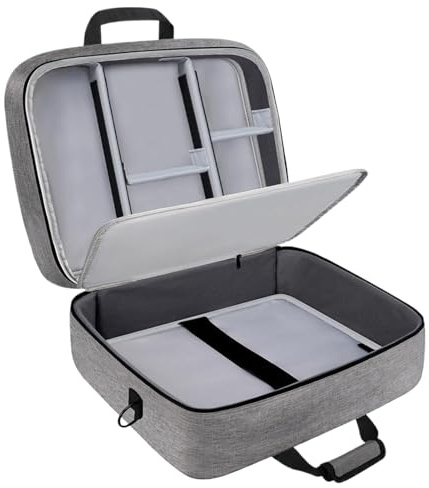 Basso-Mixer Audio – Tragetasche für den Transport von Audio-Mischpulten | kompaktes DJ Storage Instrument | Gehäuse mit verstellbarem Speicher | Musikstudio-Ausrüstung mit Polsterung zur Stoßdämpfung
