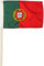 Fahne Flagge Portugal 30 x 45 cm mit Stab