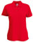 Fruit of the Loom Womens Lady Fit 65/35 Short Sleeve Polo Shirt (XL) (Red)