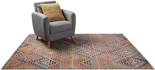 benuta Nest Vintage Teppich Casa - Mehrfarbig 80x150 cm - Teppich für Wohnzimmer, Schlafzimmer und Flur - Pflegeleicht - Fußbodenheizung Geeignet