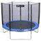 Yelloo Sport Trampolin elastisch Durchmesser 245 cm blau für den Garten für Kinder - CE TÜV GS - Sprungmatte für Haus und Garten