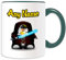 Personalised Gift - Anakin Skywalker Mug (Penguin Film Character Design Theme, Colour Options) - Any Name / Message on Your Unique - Costume Movie Superhero Hero Star Wars Jedi Lightsaber Laser Sword Darth Vader