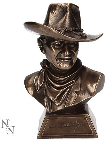 Nemesis Now Figur John Wayne Büste, Bronze, Kunstharz, Einheitsgröße