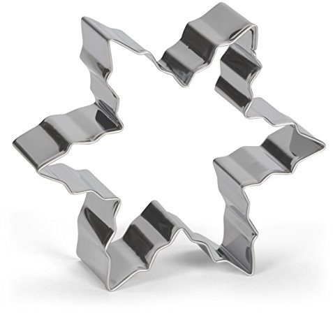 Patisse Ausstechform Schneeflocke Edelstahl 8 cm, Silber, 8 x 8 x 8 cm