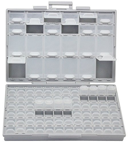 AideTek BOXALL96 96 Deckel Gehäuse SMD SMT Teile Organizer Aufputz-Box Etiketten