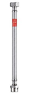 Edelstahl Flexschlauch Panzerschlauch 150cm IG 1/2 x AG 1/2 Metallschlauch DN8