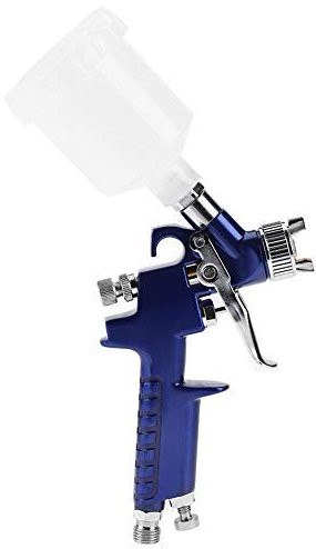 Pistola de Pintura neumática Pistola pulverizadora neumática para reparación de Pintura de Coche H-2000A Profesional tamaño de Boquilla 0.8/1.0mm 125ml (H-2000A 1.0mm)