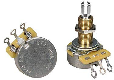 CTS 500K Audio Volume Linear Long Shaft Potentiometer für Gibson Les Paul SG Diavoletto CTS500-B60 E-Gitarre