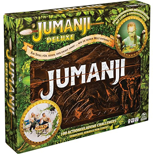 Editrice Giochi, Jumanji Deluxe il gioco, in versione elettronica per vivere da protagonisti il classico gioco da tavolo di avventura, ora con luci e suoni, 8+