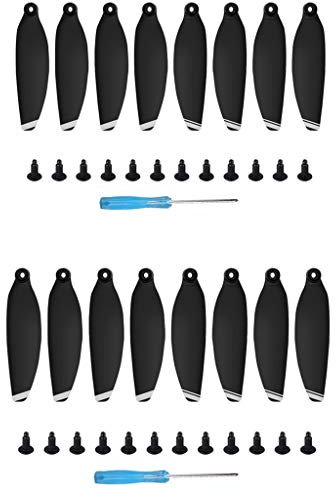 DJFEI Mavic Mini Propeller Propellerblätter, 16Pcs Ersatz Propeller für DJI Mavic Mini Drohne, Geräuscharm, Schnellspanner, Faltbar (B)