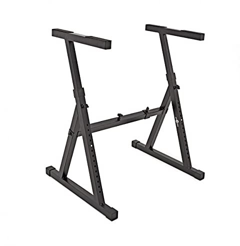 Adjustable Z-Frame Keyboard Piano Stand by Gear4music Max Load 40 kg