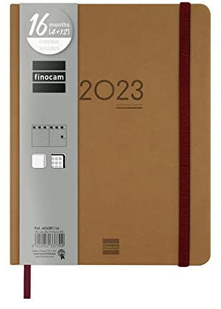 Finocam - Terminplaner 2022 2023 Labor 16 Monate Wochenansicht Vertikal September 2022 bis Dezember 2023 (16 Monate) Braun International