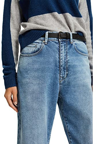 ESPRIT Damen 082EA1S306 Gürtel, 001/BLACK, 95
