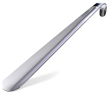 ACEBON Schuhlöffel Metall Lang 42cm,Langer Schuhanzieher Edelstahl Shoe Horn, Schuhlöffel Lang Für Stiefel