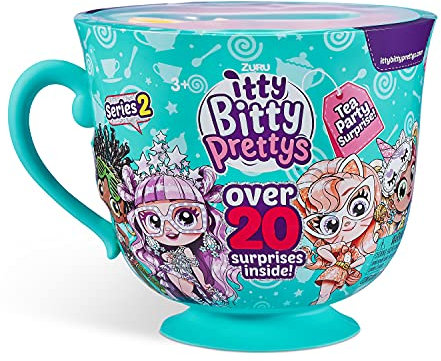 ZURU - Itty - Tasse A The GEANTE - Bitty Pretty avec + 20 Surprises Dont 2 Mini Poupées - 9711
