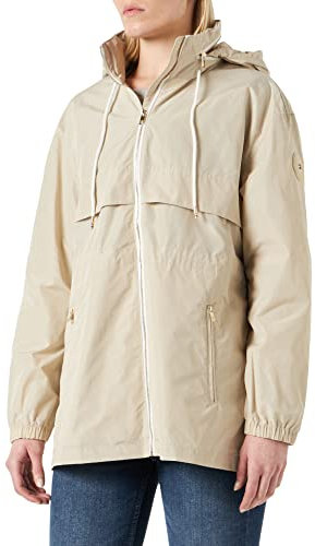 Tommy Hilfiger Coupe-Vent Femme Veste À Capuche, Beige (Light Sandalwood), M
