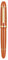 erofa Jinhao X159 Füllfederhalter #8, extra feine Feder, Orange mit goldenem Clip, Acryl, große Schreibgröße, Orange – goldener Clip