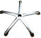 perfk Office Chair Base Reinforced Metal Leg, Swivel Gaming Chair Universal Desk Chair Base for Meeting Room Chair Computer Chair Gaming Chair