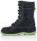 BISON BOOTS Arbeitsstiefel, Sicherheitsstiefel, Schutzschuhe, Schutzstiefel, Sicherheitsschuhe, Hohe Arbeitsschuhe, aus Leder, mit Reißverschlüssen, Schwarz, für Herren, Premium Qualität, 46