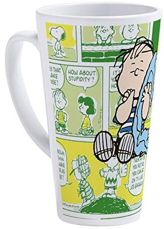 BAAROO Peanuts Linus Comic Strip Latte-Tasse, 500 ml