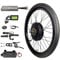 48V 1500W Electric Bike Conversion Kit, 26 27.5 29 Front Rear Wheel Electric Bicycle Motor Conversion Kit E-Bike Cycling Hub