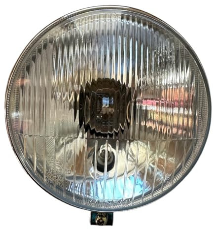 Generic Scheinwerfer komplett inkl. 12V 25/25W Glühbirne (Kugellampe aus Metall) Bilux mit Standlicht 12V 4W (E-Prüfzeichen) passend für S50