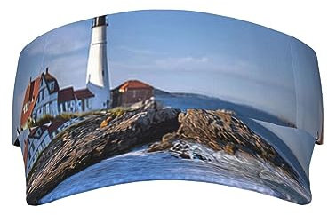 Visor Cap Sonnenhut Leuchtturm In Portland Maine Fort Fishing Leuchtturm In Portland Maine Fort Fishing