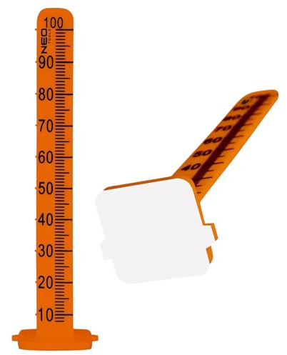 NEO TOOLS Nivellierungsstifte 20 Stücke 100 mm PE, Höhenmessung (PE) | Nivellierstifte, Selbstklebende Auslaufnivellierer, 100 mm mit 3M-Klebeband